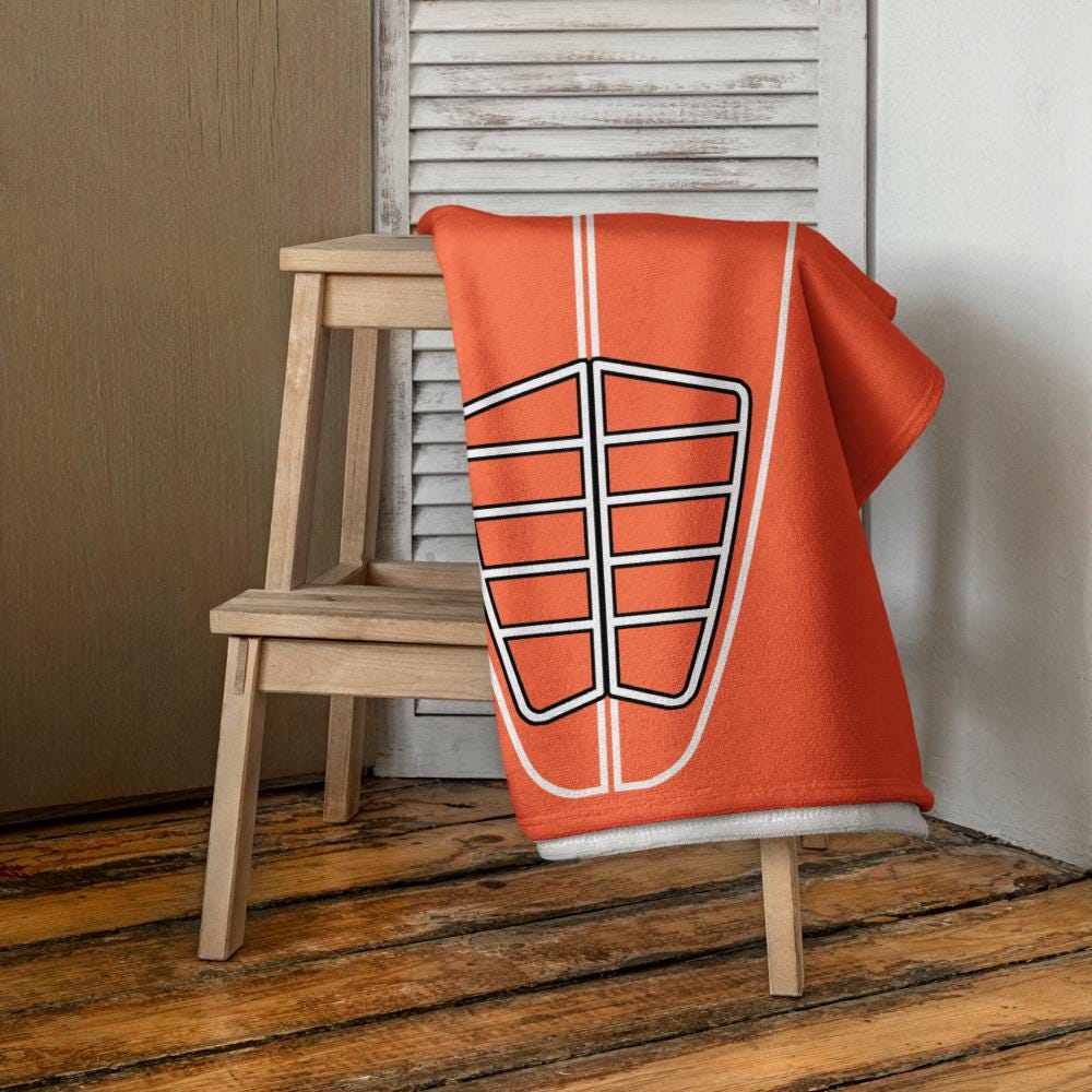 Surf Training Mat Beach Towel | Pop Up Practice Guide | Oversized | Quick-Dry | Sand-Free | Coral