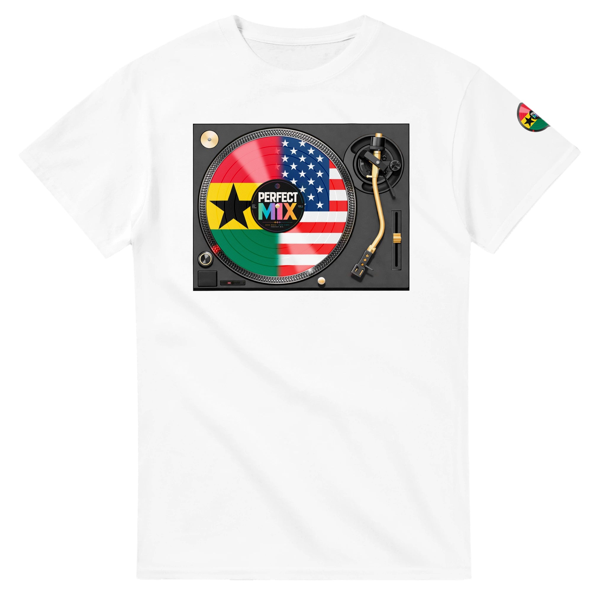 AI generated image of a Ghanaian American – Perfect Mix T-Shirt White