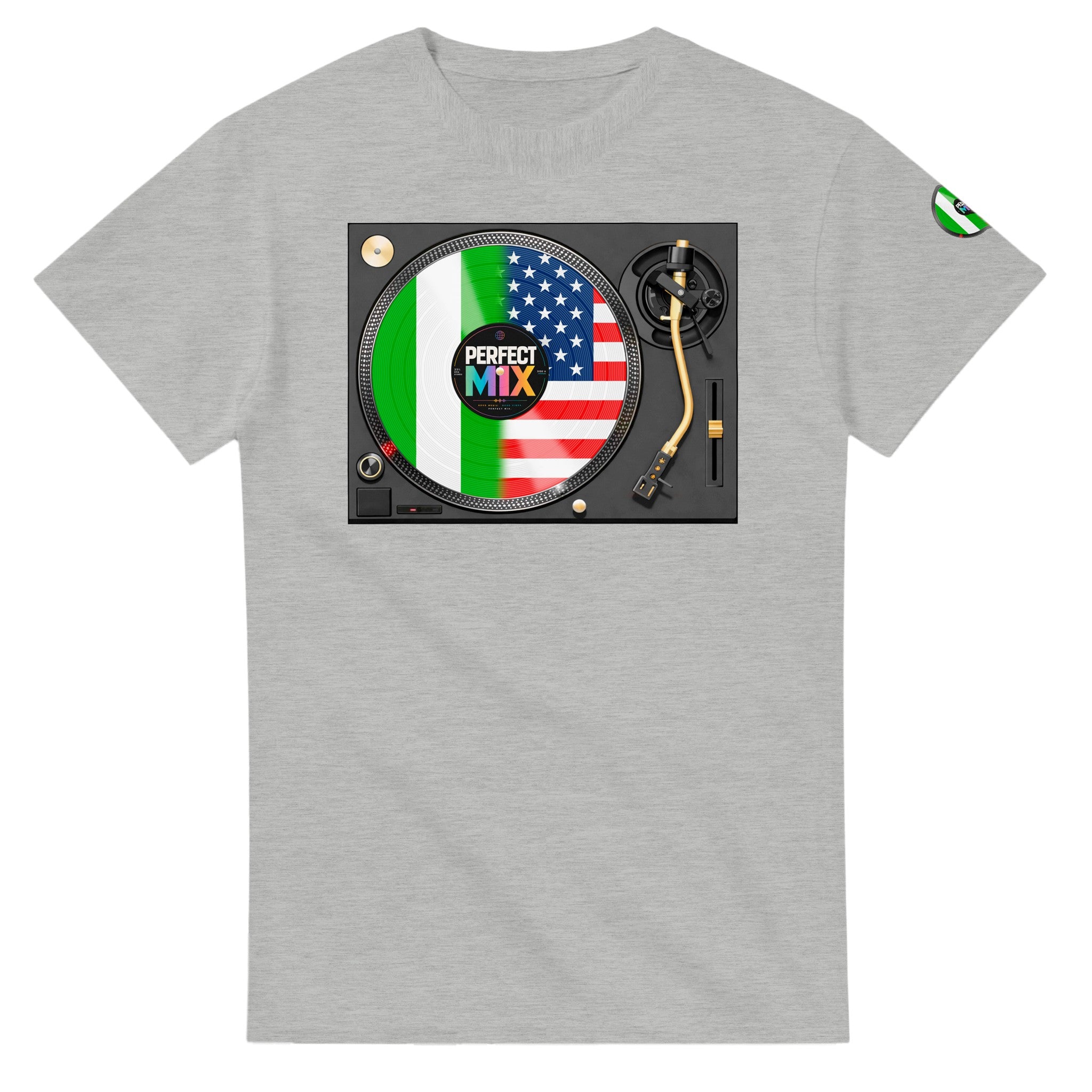AI generated image of a Nigerian American – Perfect Mix T-Shirt Ash gray