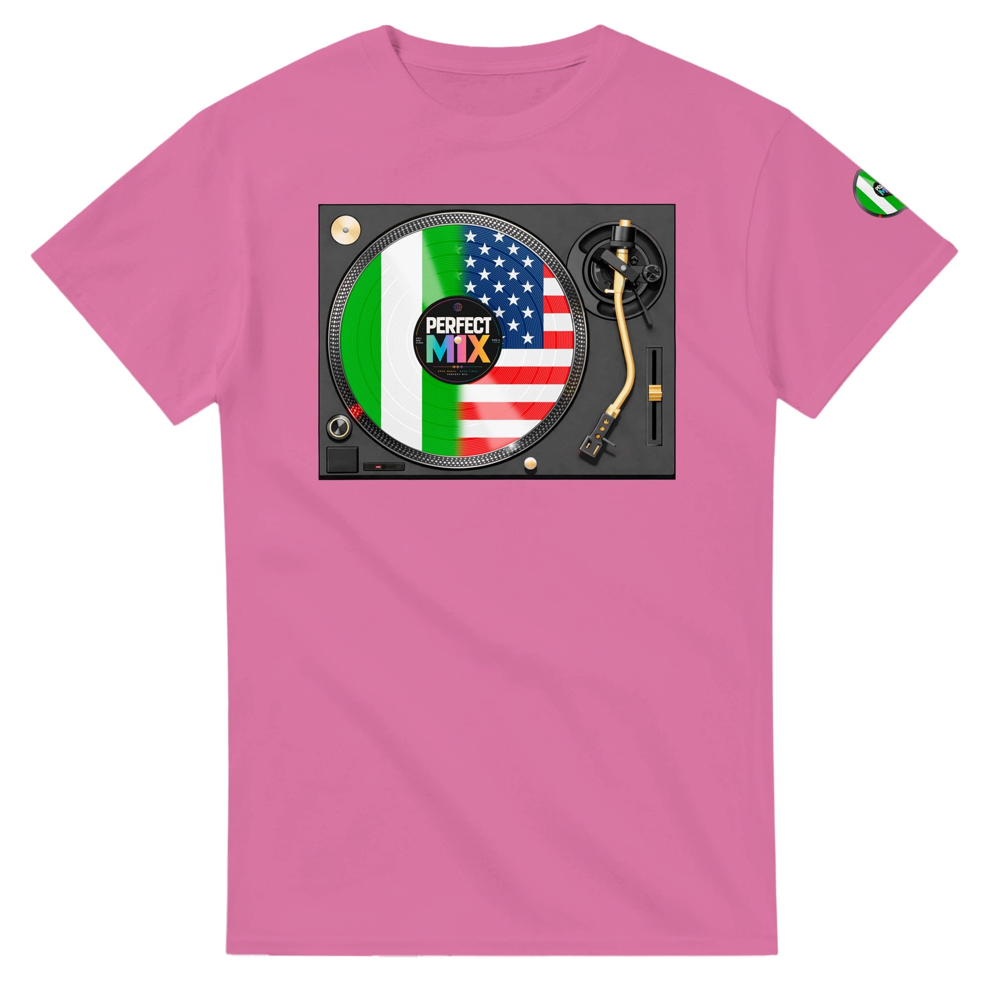 AI generated image of a Nigerian American – Perfect Mix T-Shirt Azalea Pink