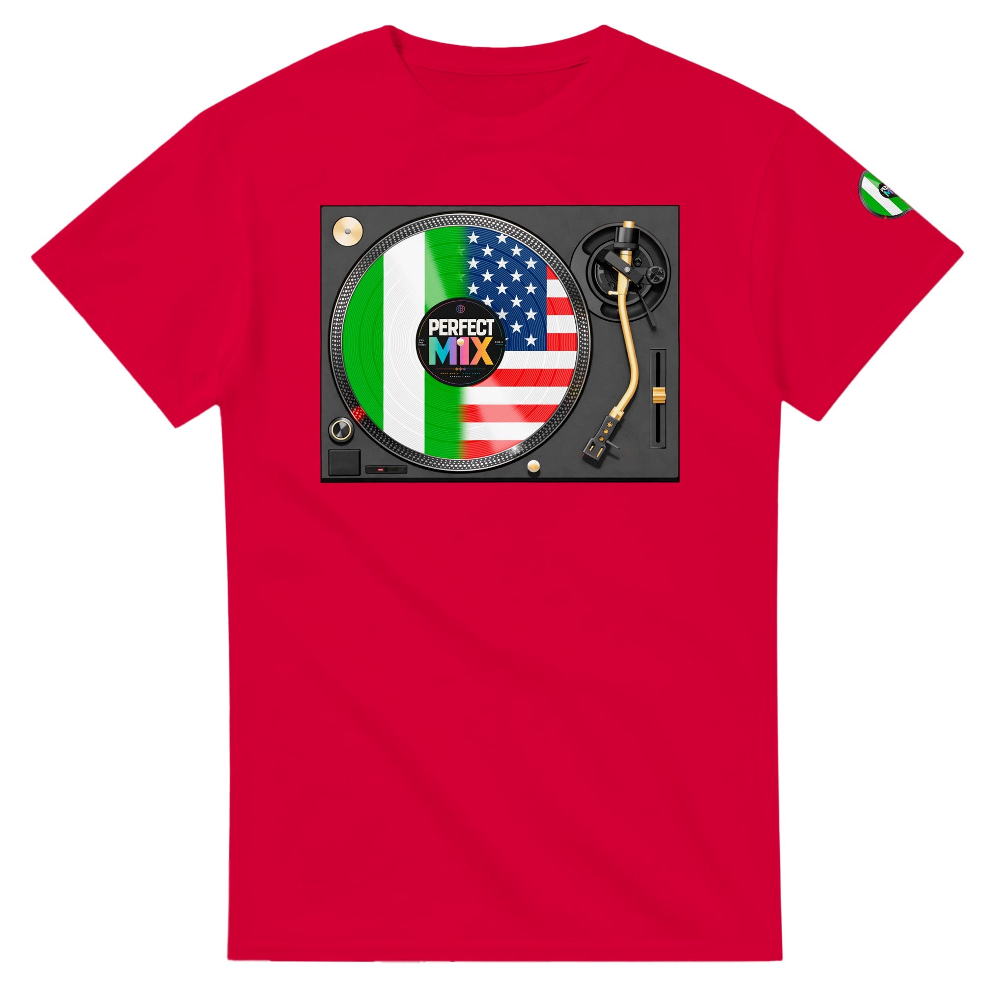 AI generated image of a Nigerian American – Perfect Mix T-Shirt Red