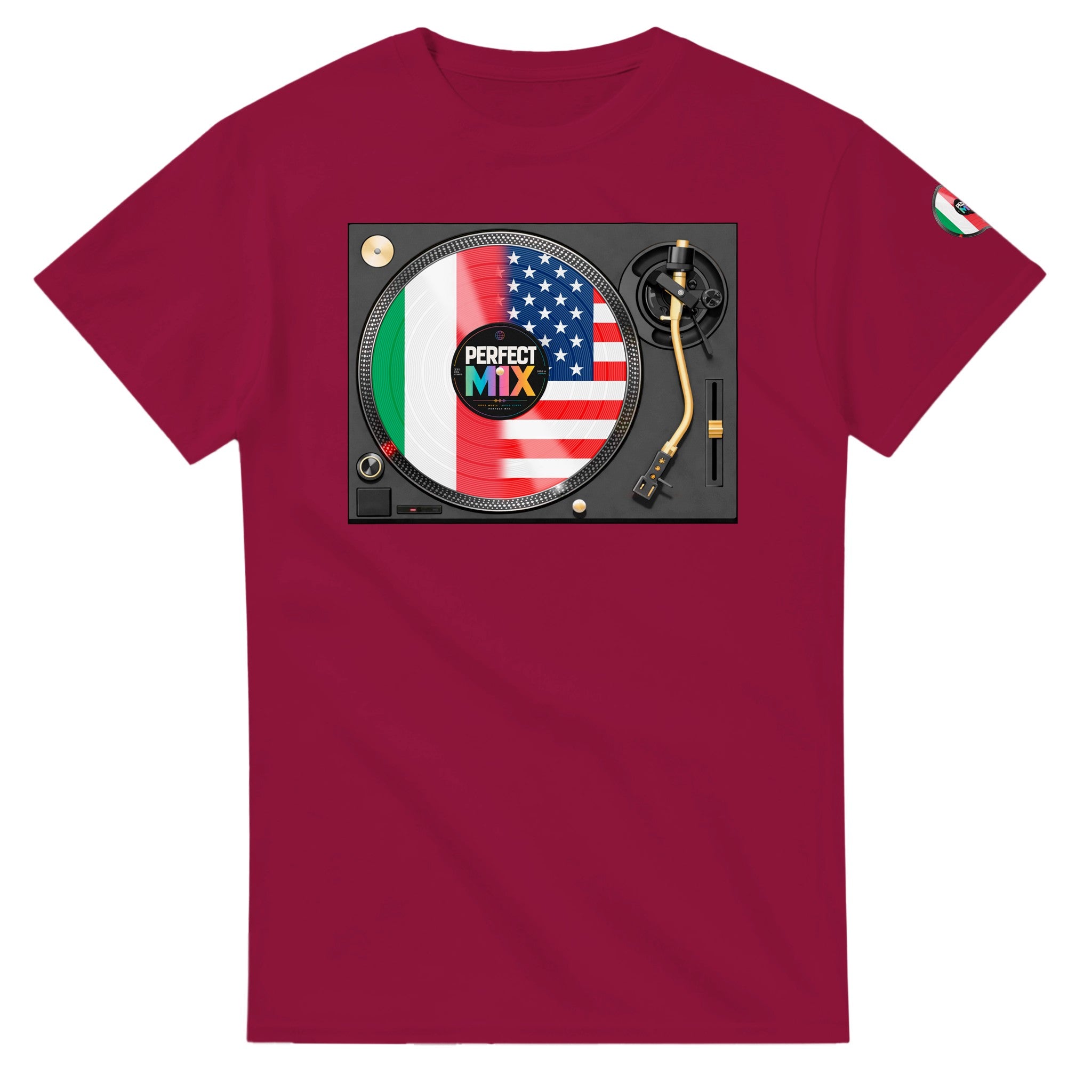 Italian American Perfect Mix T-shirt Cardinal Red
