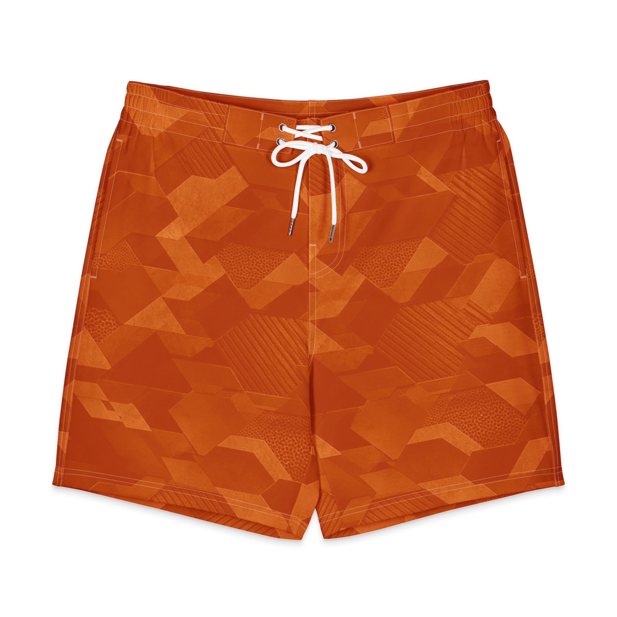 MVM Clay Sci-Fi Camo Men's Hybrid Board Shorts Product mockup Front flat