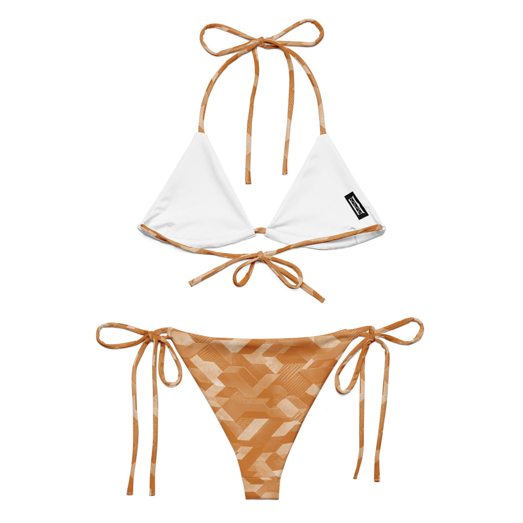 MVM Clay Sci Fi Camo recycled string bikini Product mockup back