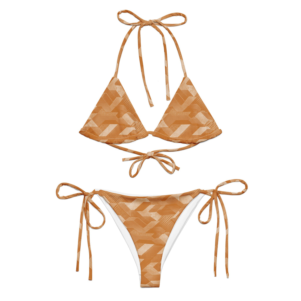 MVM Clay Sci Fi Camo recycled string bikini Product mockup front