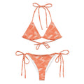 MVM Coral Sci Fi Camo recycled string bikini Product mockup front