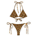 MVM Leopard Print recycled string bikini Product shot Front