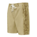 MVM Sand Hibiscus Men's Hybrid Board Shorts Product mockup front