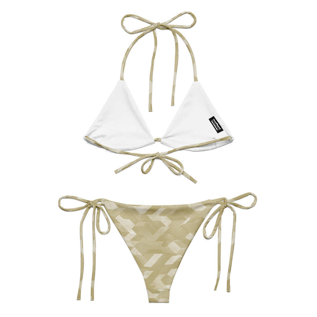 MVM Sand Sci Fi Camo recycled string bikini Product mockup back